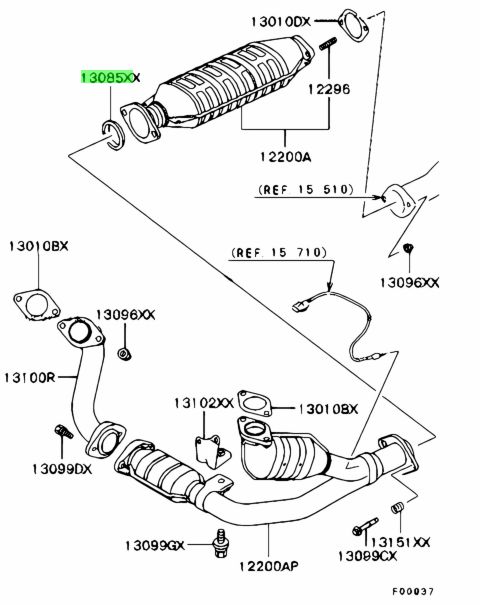 Mitsubishi mr431022 размеры